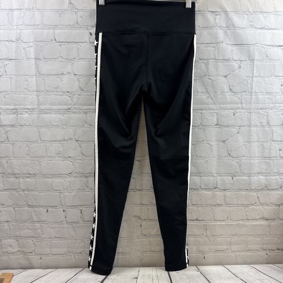 Mono B Womens High Waist Stars And Stripes Athletic Leggings SM Style‎ APH 2392 - Picture 3 of 7